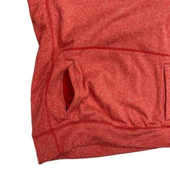 Adidas Ultimate Hoodie Mens Sz M Red Black Striped Climawarm Athletic Sweatshirt - Picture 5 of 16